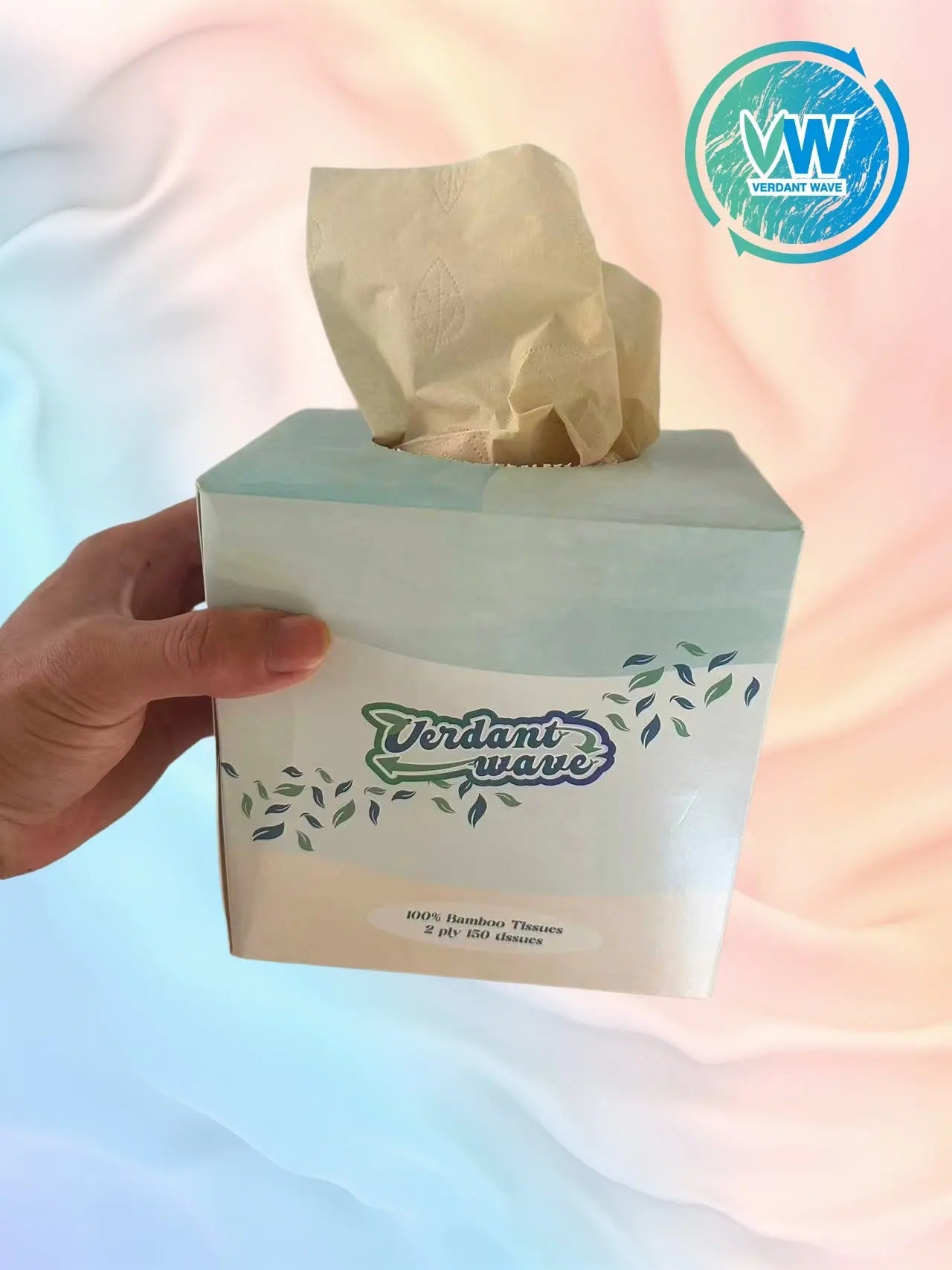 Verdant Wave bamboo facial tissues – soft, sustainable, Greenacre pickup, free local delivery over $30